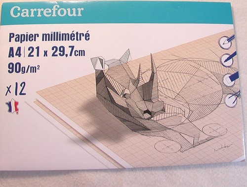 Papier millimétré lot 12 - lot, 2