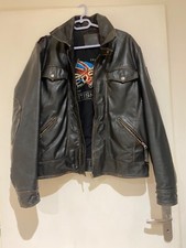 Veste cuire Redskins