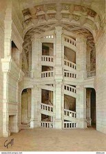 41 - Chambord - Le Château - Grand escalier à double rampe en spirale - Carte Ne