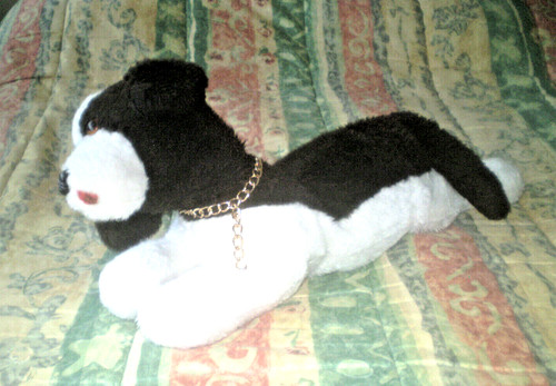 Peluche doudou range pyjama - peluche,