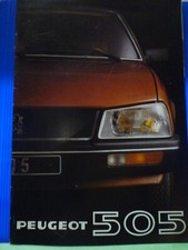 Peugeot 505 1981 brochure CATALOGUE prospekt original 20p en Allemand  5 modèles