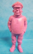 Tintin - Figurine monochrome Esso Belgique - Lieutenant de Rastapopoulos (mauve)