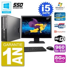 PC HP Z220 SFF Ecran 27" Core