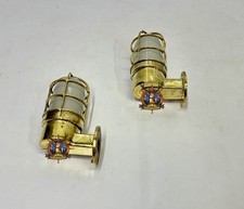 Ancienne lampe cygne en laiton