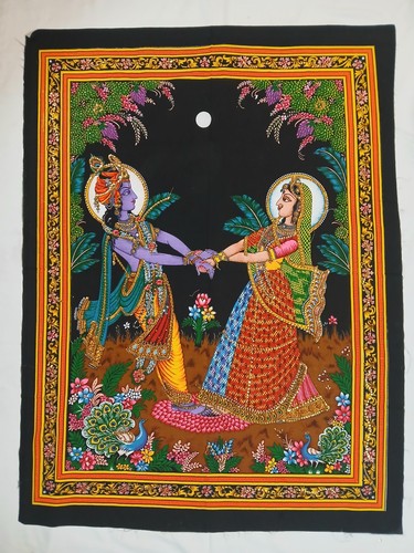Radha krishna tenture indienne - radha,