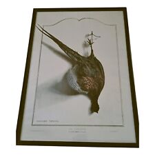 Gravure de Chasse le Faisan d'après Edouard Traviés