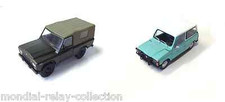LOT DE 2 VOITURES ROUMAINES URSS ARO 4x4 - IXO IST 1/43 DIECAST DEAGOSTINI 