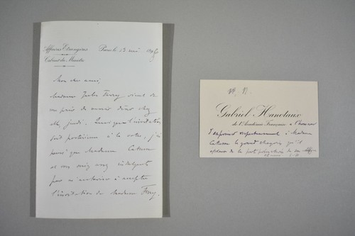 Carte visite lettre - carte, de