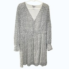Polka dot wrap style dress - dot,