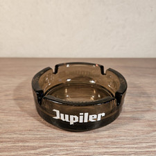 CENDRIER VINTAGE JUPILER / VERRE MARRON / BON ÉTAT / ANNÉES 80 / COLLECTOR 