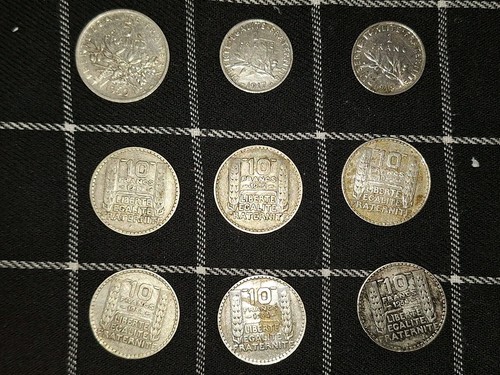 Pièces monnaie argent france - argent,