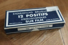 12 positifs stereoscopiques sur film STEREOFILMS BRUGUIERE LE PAYS BASQUE