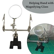 Aider Troisième Main Soudure 2 Pinces Loupe Verre Serre-Joint Station Support