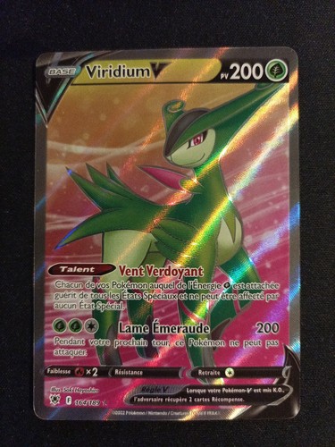 Carte pokémon viridium - pokémon,
