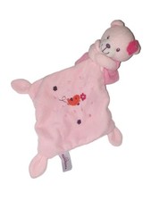Doudou ours mouchoir pommette - ours,