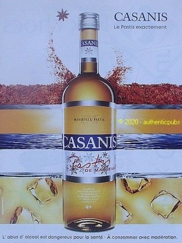 Advertisement casanis pastis - casanis,