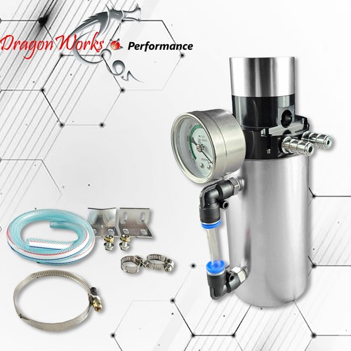 Oil catch can baffled tank - oil,
