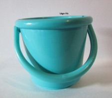 Lego 33178c01 Scala Bucket Round with Handle Seau Light Turquoise 3143 5415 MOC