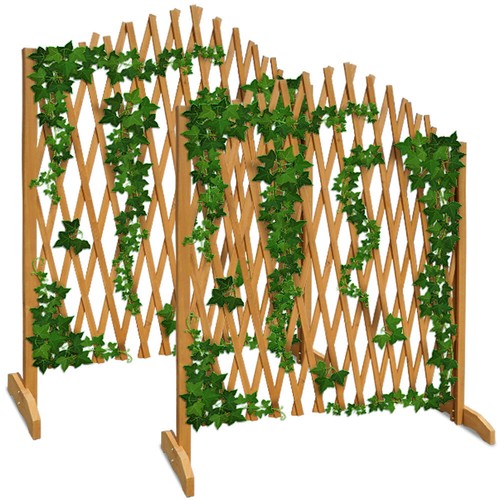 Treillage jardin brun - 2x,