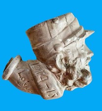 pipe tuyau fourneau terre cuite soldat poilu 1914 1915 signée loysel