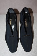 IMAGINI Escarpins Toile Elastiquée Noire T 35 ITALIEN / 35 FR   TBE