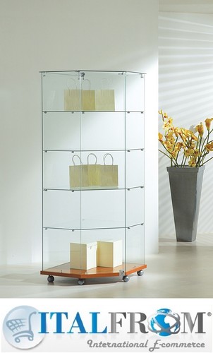 Coin vitrine meuble h180x68x68 - coin,