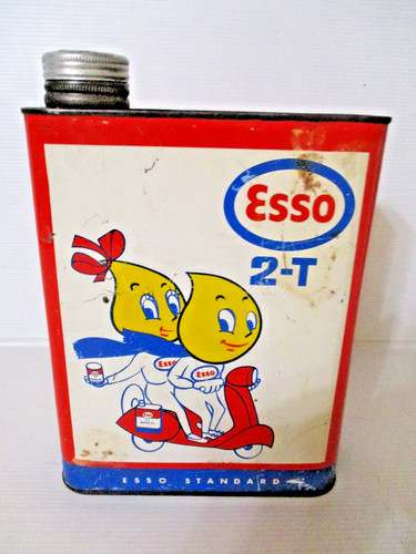 Ancien bidon esso scooter - bidon,