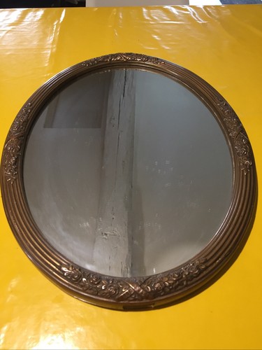 Ancien miroir ovale - ovale, mural