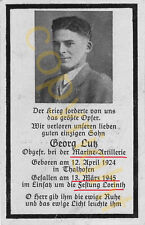 STERBEBILD  MARIN  ALLEMAND