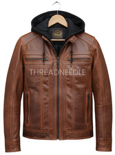 Hommes Slim Fit Marron Vintage