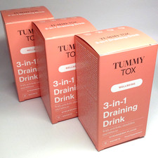 TUMMY TOX 3 en 1 DRAINING DRINK 3 X10 SACHETS 07/2027 contre la Rétention d'eau