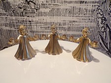 VINTAGE 3 BOUGEOIR Chérubin ENFANT de choeur-ange DESIGN 60 70 Noël-DLG BMF