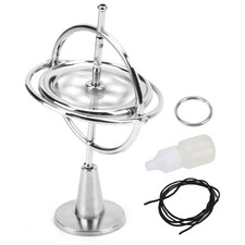 Metal Gyroscope Anti Gravity Rotating Top Gyroscope Balance Toy Educational Gift