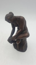 Femme nue s'essuyant le pied - Dalou - reproduction - bronze - Atlas