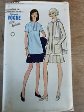 7735 PATRON VOGUE VINTAGE SERIE SPECIALE FRENCH PATTERN 1970 JUPE TUNIQUE 44