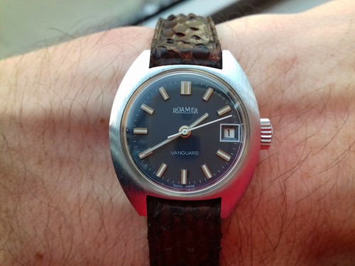 Roamer vanguard blue - vanguard, dial