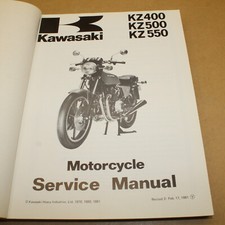 MANUEL REVUE TECHNIQUE D ATELIER KAWASAKI KZ 400 500 550 Z 79-81 service manual
