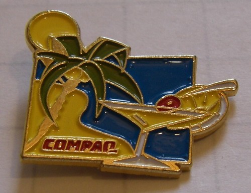 Pin compaq vintage - pin, computer