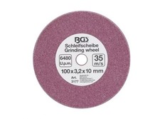 Disque meule abrasif affuteur chaine tronçonneuse Ø 100 x 3,2 x 10 mm BGS TECHNI