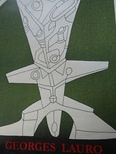 Affiche d'exposition Georges Lauro / Galerie Chave 2000