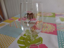 VERRE  A BIERE PUBLICITAIRE BAR MEUSE