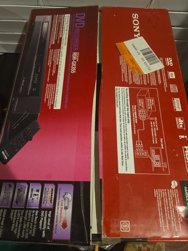 New sony rdr - sony, rdr-gx355