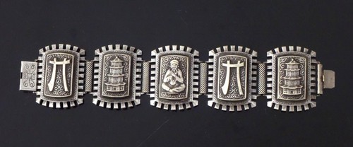Ancien bracelet argent - , chine