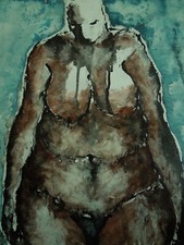 Tableau Peinture   Nu Féminin