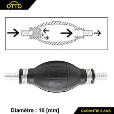 POMPETTE POIRE D'AMORCAGE POMPE À CARBURANT GASOIL GAZOIL 10mm