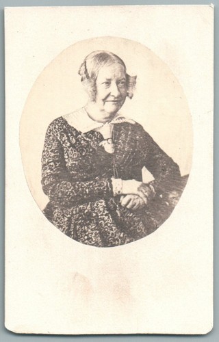 Cdv 1860 portrait femme - cdv, photo