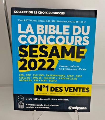 Bible concours sésame - la,