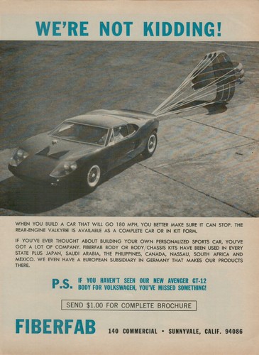 1967 fiberfab valkyrie avenger - valkyrie,