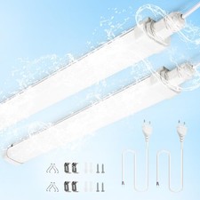 Reglette LED 120cm2 pièces IP65 Neon LED avec prise européenne 30W 3420lm Tub...