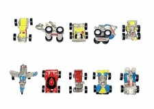 Série complète de 10 fèves